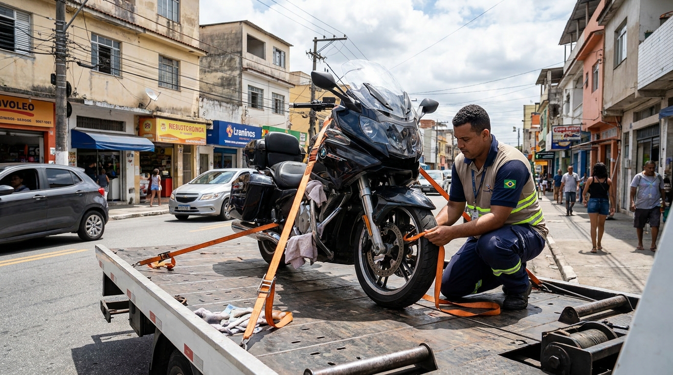 Remoção de Moto em Pane no Jardim Bertioga, Maringá‑PR