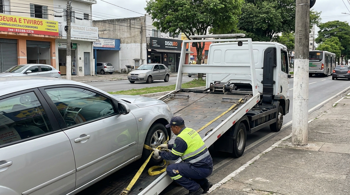 Transporte de Automóvel no Jardim Paris, Maringá‑PR
