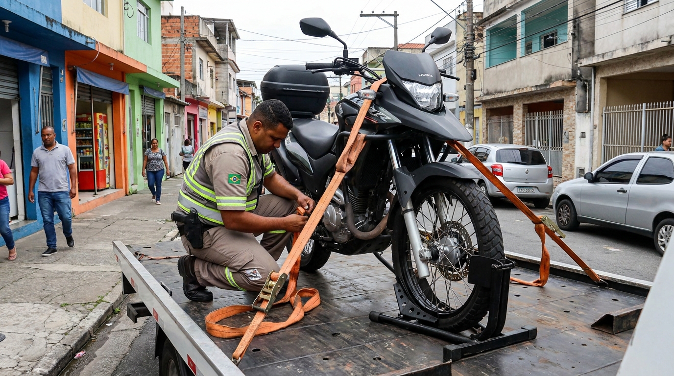 Guincho para Moto no Jardim Bertioga, Maringá‑PR